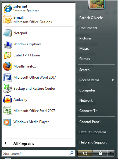 My Start Menu